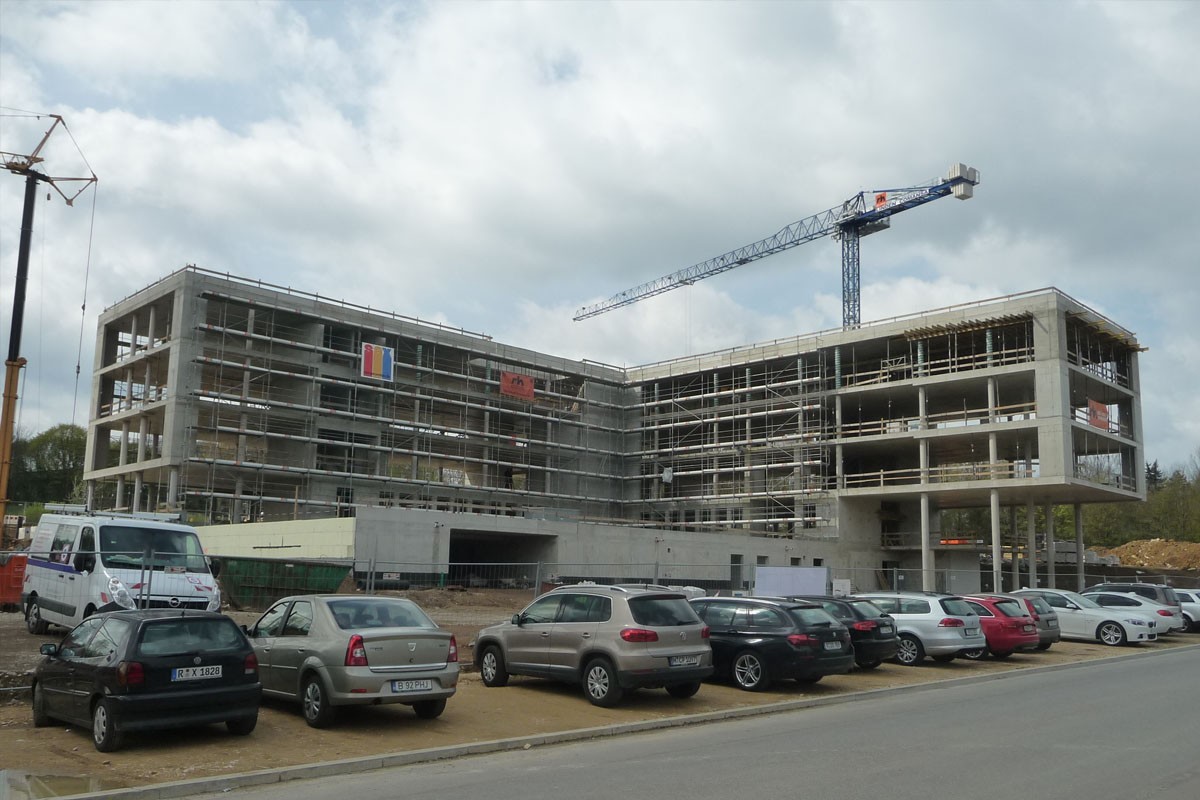 Fertigstellung des Rohbaus VECTOR Informatik
